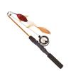 Retractable Cat Teaser Wand Toy Ultra-Long Refills Cat Feather Toys Catnip Fishing Rod Interactive Cat Toys for Indoor Cats