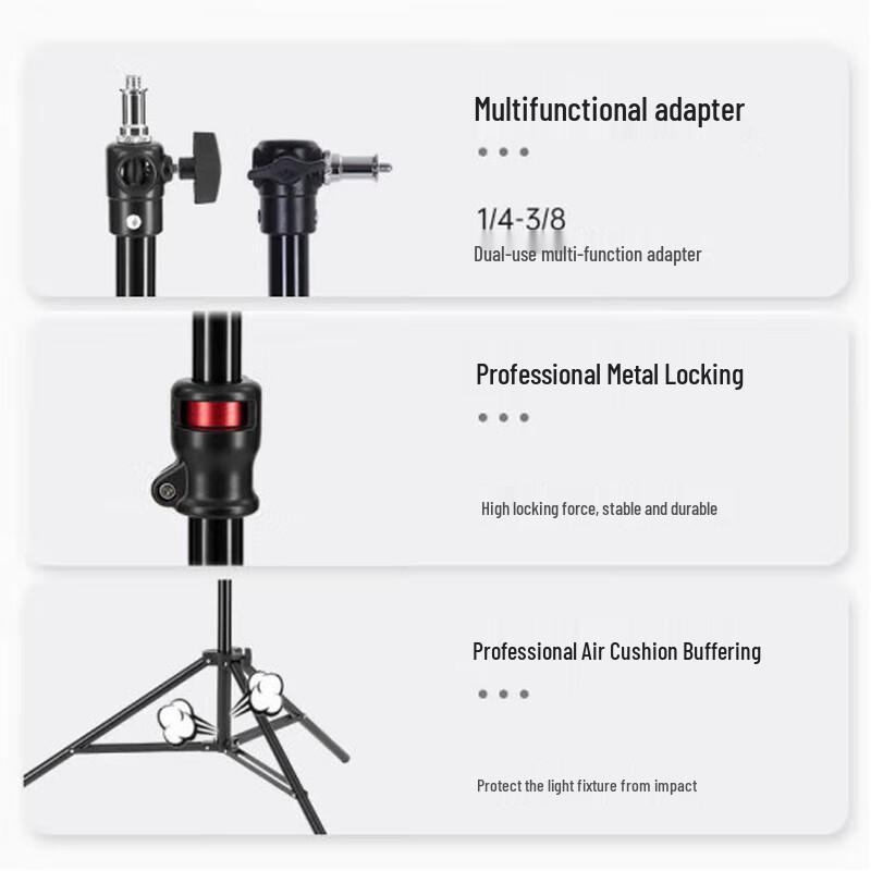 JINBEI Professional Air-Cushioned Photography Light Stand