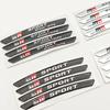For Toyota 4Pcs Car Styling Aluminum Wheel Rims Racing Stickers Auto Accessories Corolla Avalon Supra Yaris Prado Prius Rav4