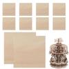 Basswood Sheets 10 Pcs 300/300mm 3mm Thick For Craft DIY Project Wood Laser Cutting Engraving Wood Burning DIY Craft Accessories
