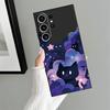 Black Cat Starry Night Funda Phone Cover Case for Samsung Galaxy S25 S24 Plus S26 S23 S10 S9 S21 FE Note 20 8 9 10 S20 Ultra