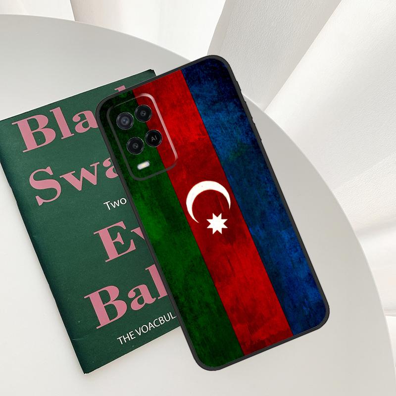 Azerbaijan Flag For OPPO A40 A60 A80 A5 A6 Pro A15 A17 A57 A16 A76 A96 A18 A38 A58 A78 A98 A54 A74 A94 Case