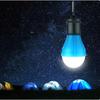 1PC Blue Portable 3LED Outdoor Hook Pendant Light – Ideal for Camping, Emergency & Night Use