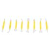 8Pcs DIY Fondant Tool Cake Pastry Carving Cutter Chocolate Decorating Mold Set for BakeryYellow