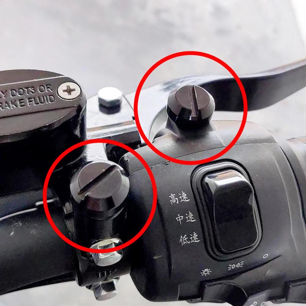 2 pezzi antiruggine moto CNC alluminio M8 M10 tappi per fori specchietto retrovisore viti supporto specchietto retrovisore accessori moto