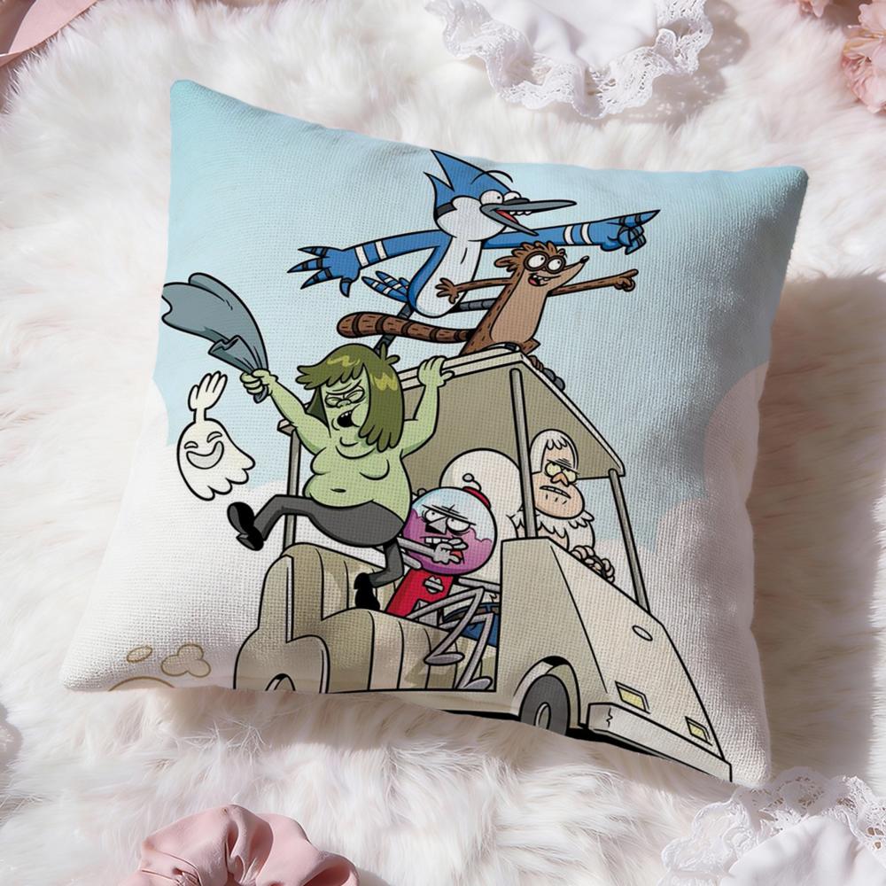 R-Regular S-Show Cushion Cover Premium Comfort Reversible Pillow Cove -Two in One Design for Any Room & Car Interior
