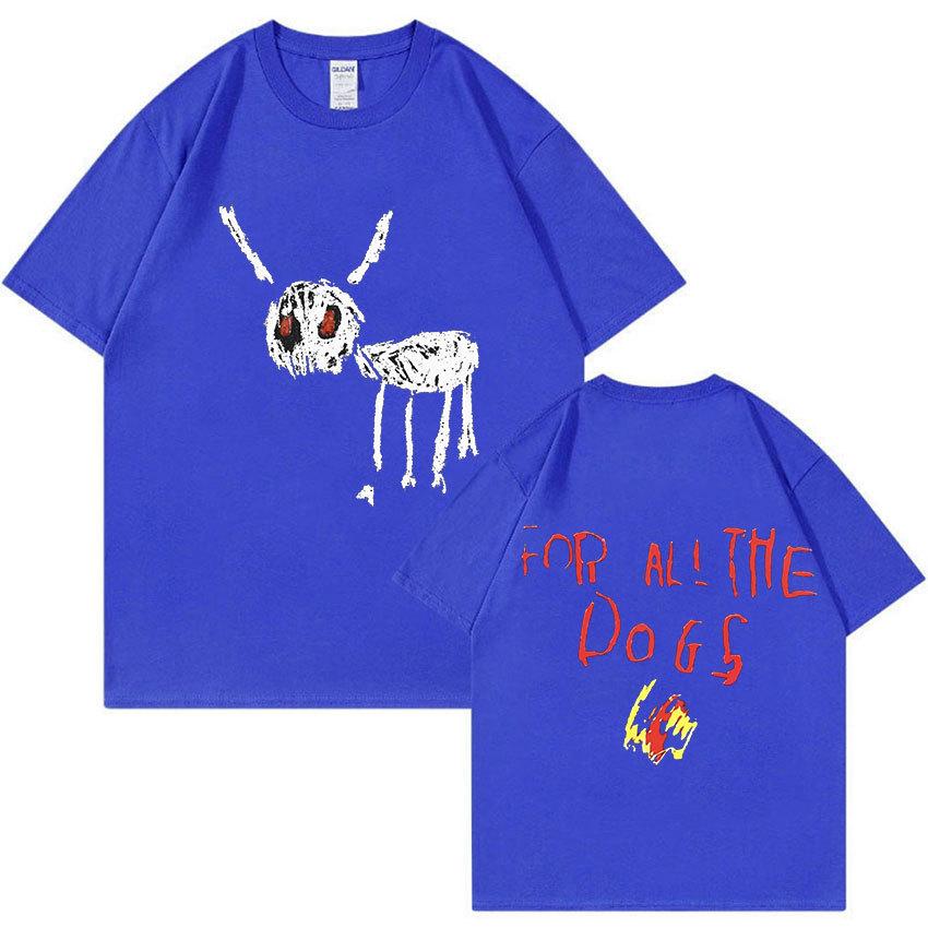 

Футболка репера 90-х Дрейка For All The Dogs Альбом Світовий тур 2 XL синій