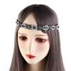 Elastic Hair Band Rhinestone Beaded Hairband Bohemian Hair Accessories Korean Style Headband