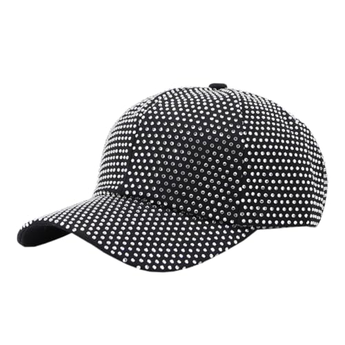 Sequin Baseball Cap Other Material Unisex 6 Panel Adjustable Mesh Fabric Character Style All Seasons Party Glitter Customizable