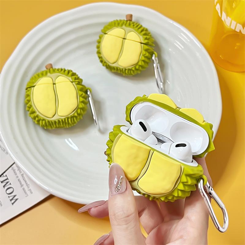 Stereo Durian for AirPods Pro1 Apple Bluetooth Wireless Headset Cover 1/1/1 Generation Silicone Creative Tide