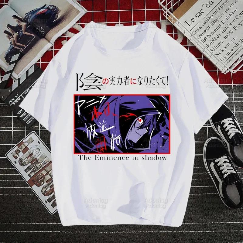 

The Eminence In Shadow T Shirt Unisex Shirts Quality Summer Top Tshirts Short Sleeves Tees T-Shirt Shirt 4XL