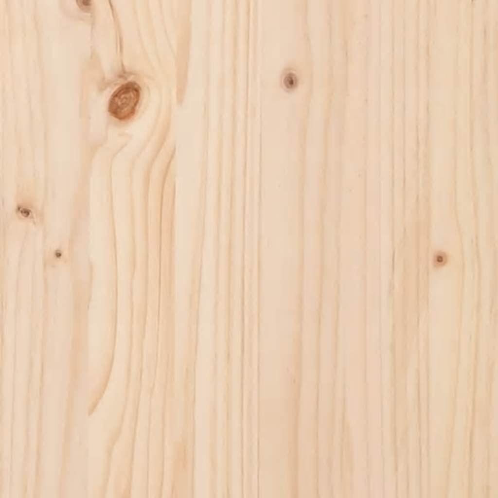 Vidaxl Tabletop, 80X50X2.5 Cm, Rectangular, Solid Pine Wood