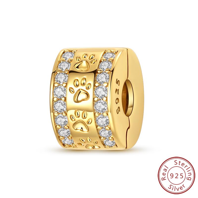 Copper Charm Shining Crown Cute Claw Rubik'S Cube Charm Bead Pendant Fit Original Bracelets Fine Diy Women Jewelry