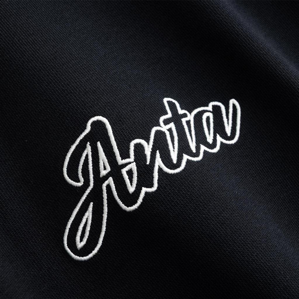 Anta Hooded Campus Casual Loose Sports Fashion Versatile City Commuting Knitted Couple Sweatshirt Unisex sweatshirt Basic-Black 972618705-5