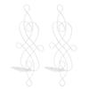 2 Sets Iron Wall Candle Sconce Holder Foldable Deformation Resistance Innovative Wall Candle Holder