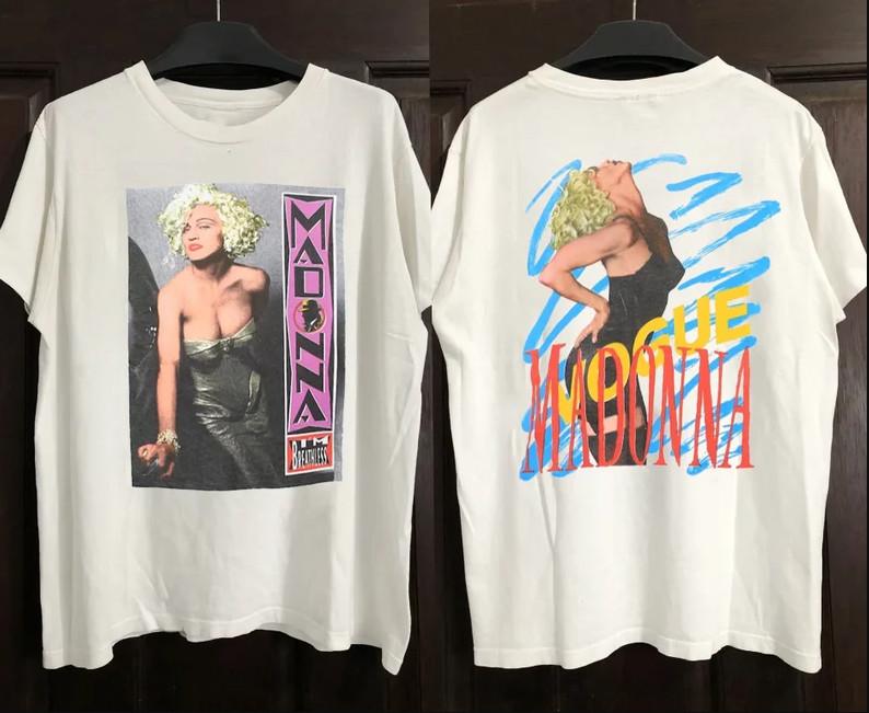 Madonna T-Shirt 1990 Madonna I m Breathless Studio Album Vogue T-Shirt 90s Mad XXL