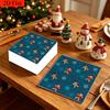 20pcs Disposable Napkins with Christmas elements Pattern Print for Wedding,Parties,and Daily Use for Thanksgiving Fall Christmas Table Decoration