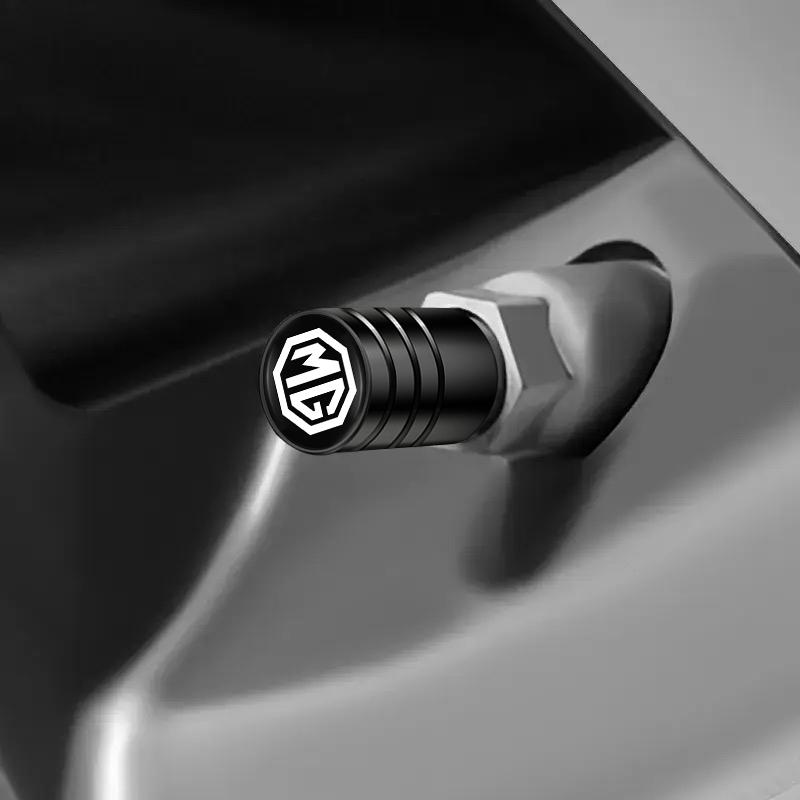 4 Piezas 4 Piezas Tapa de Válvula de Neumático de Rueda de Coche Estilo 3D Tapa de Vástago Accesorios Para Morris Garages ZS HS MK2 MG Rx5 ZST MG3 MG5 MG6 MG7 GT GS ZX
