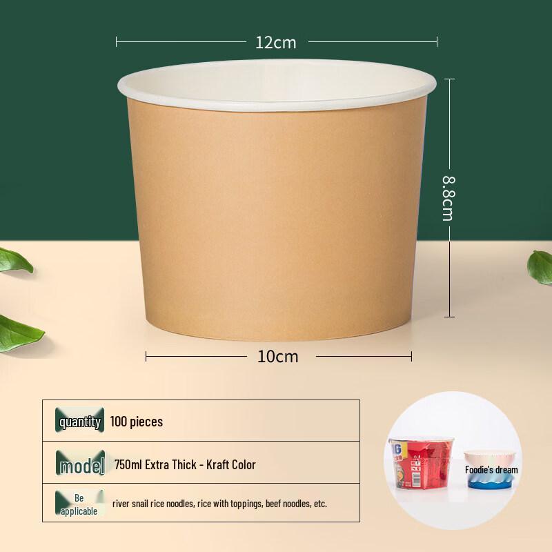 ZISIZ Rice Husk Disposable Food Containers