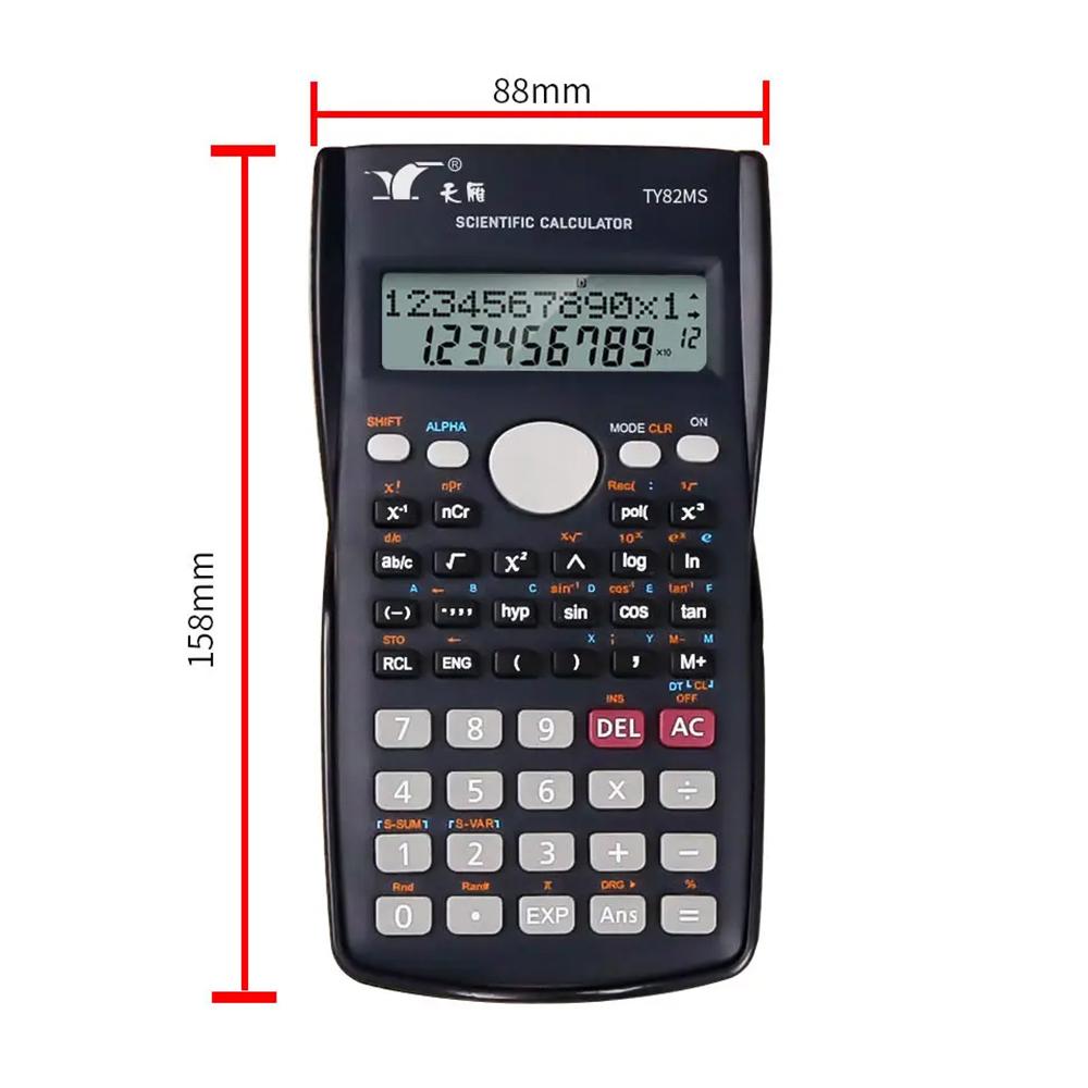 Scientific Calculators Math Calculator with 240 MultiFunctional Calculator 2 Lines LCD Display