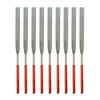 Needle Files Set Mini Needle Files Room Home Indoor Grinding Red+Silver Electroplated Emery Long Service Life