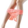 Women's Sexy Lingerie Panties Open Crotch Underwear Crotchless Lace Disposable Panties With Bow Thongs