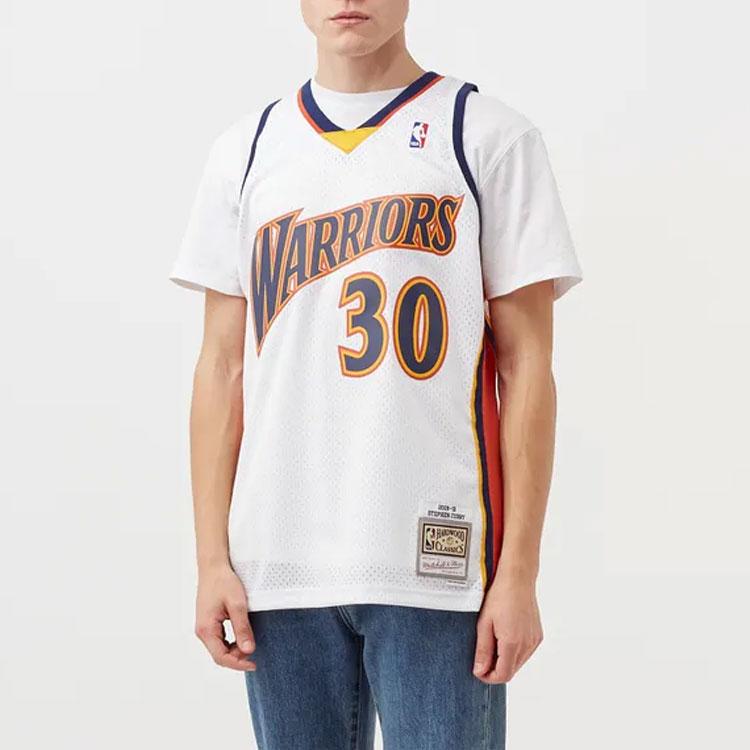 Mitchell Ness Basketball Jersey Unisex White SMJYGS18169-GSWWHIT09SCU-