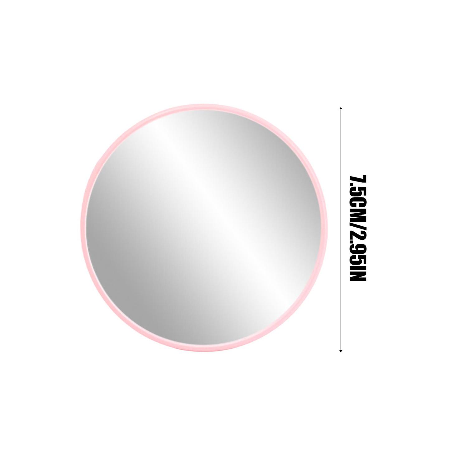 Handheld Selfie Convex Mirror No Need Selfie Stick Portable Shatter-Resistant Mobile Phone Selfie Mirrors for Travel 9.5cm 7.5cm