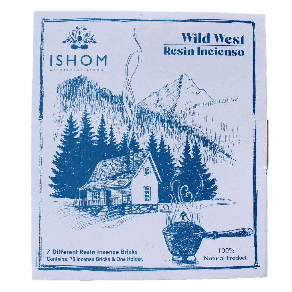 Incense Bricks Set 70 With Burner Wild West