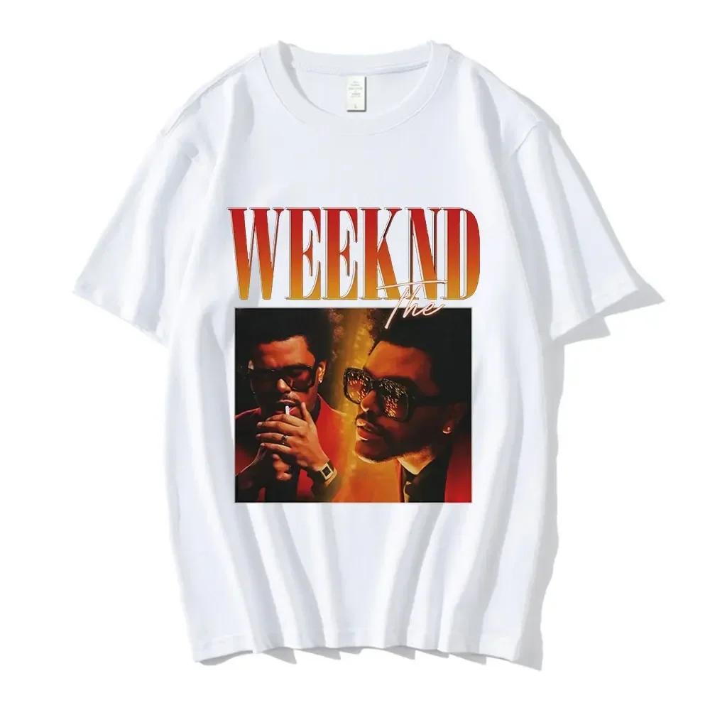 The Weeknd print Women T Shirt Girl Graphic Printed Fashion Harajuku 2023 Hip Hop Clothes Causal Female Y2K Tops Tee