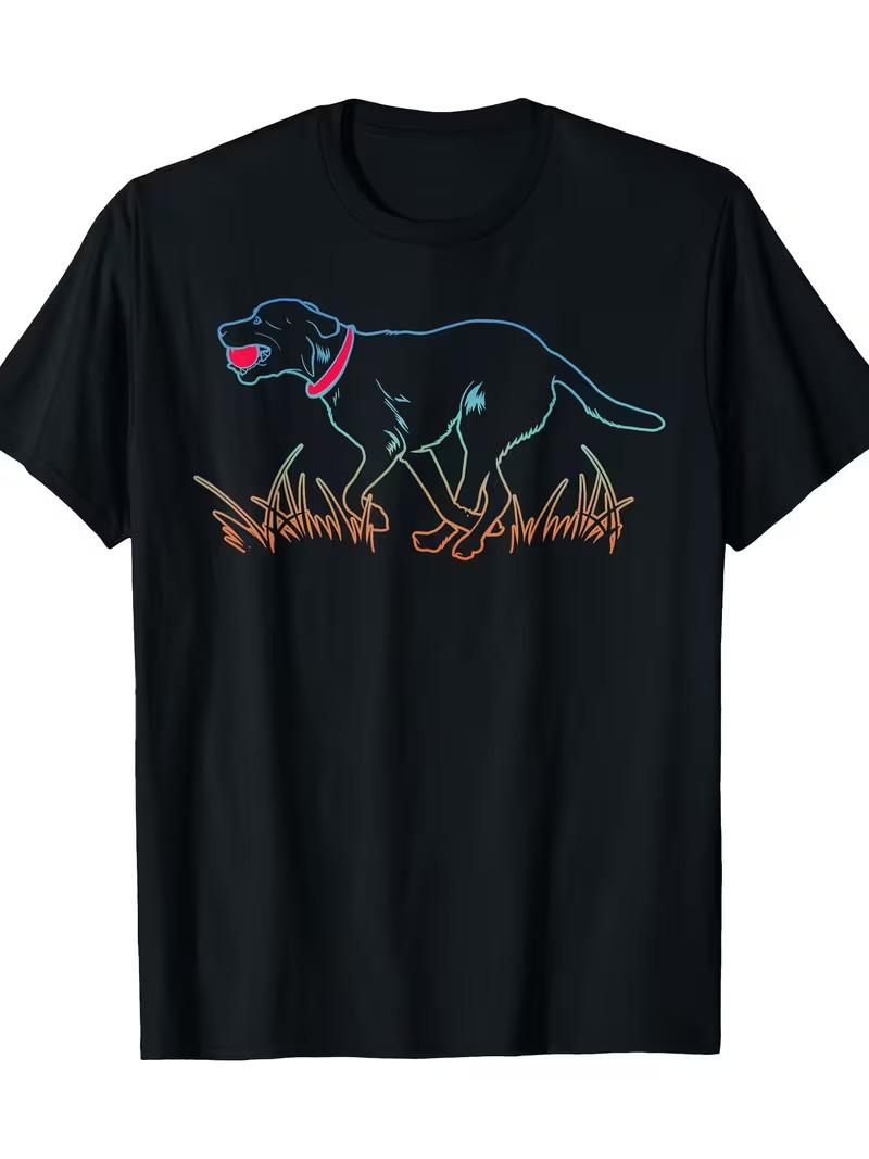 Labrador Retriever Lover Black Lab Gift T-Shirt Fetch Tee T-Shirt S разноцветный