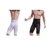 Men High Waist Hips Legs Men High Waist Hips Shaped Slim Shorts Body Shaping Tighten Abdomen Pants
