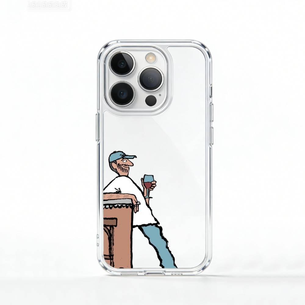 Jean J-Jullien M-Minimalist Art Phone Case For iPhone 17 16 15 14 13 12 11 Mini Pro Max Plus Transparent Cover