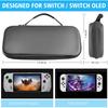 Leather Hard Portable Carrying Case Bag Shockproof Protective Travel Case Storage Bag for Asus ROG Ally Console Accessories