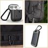 Carabiner (Aluminum Alloy/Black/6 Pack) D-shaped Carabiner Lock Spring Mini Multifunctional