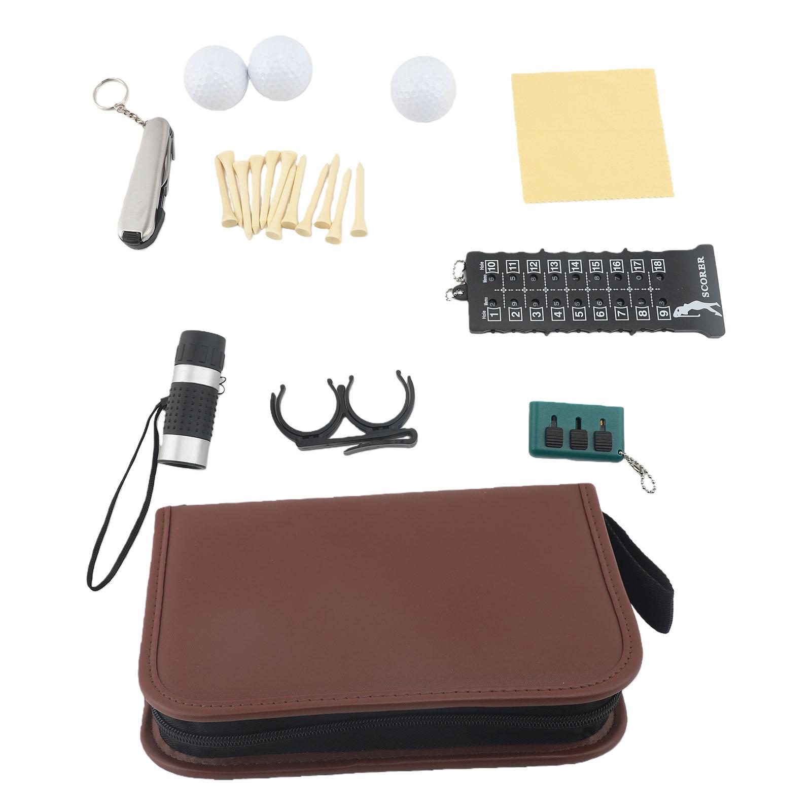 Ensemble d'accessoires   Étui complet   Kit d'accessoires cadeau avec télémètre   Tees Brosse de nettoyage