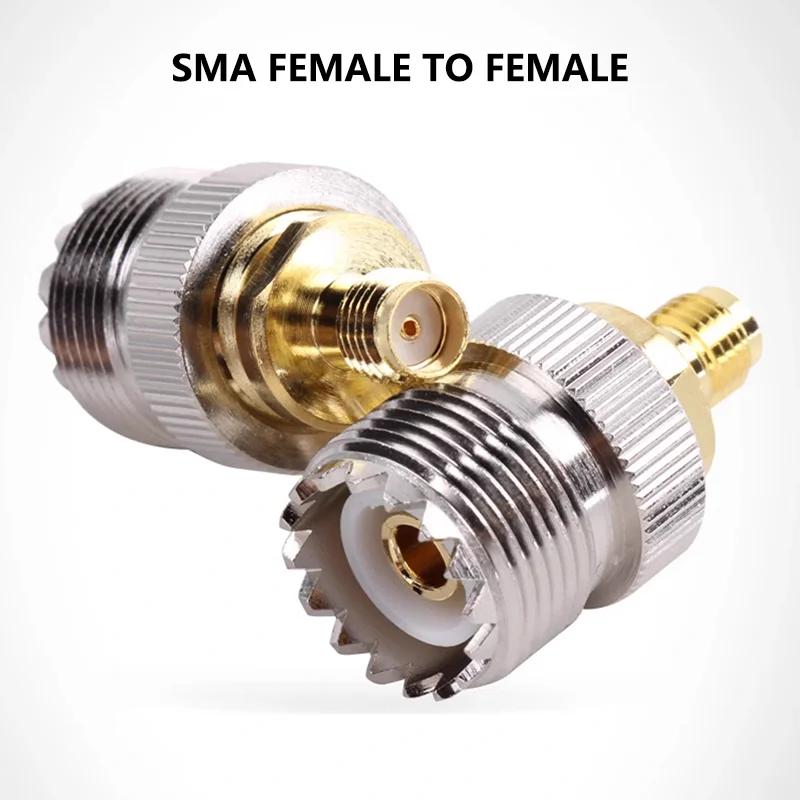 5/20/100PCS SMA Male Female To RP SMAN UHF Adapter Straight RF Coaxial Connector Brass Converter RF Adapter Connector