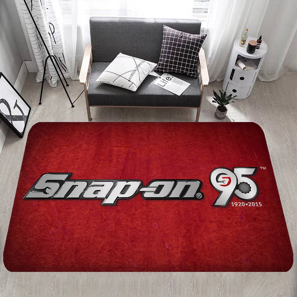 

S-Snap-On LOGO Floor Mat Kids Room Bedroom Decoration Balcony Anti-Slip Doormat Living Room Welcome Rug 40x60cm