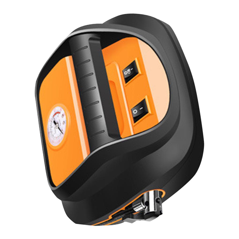 Автомобильный насос для шин 12 В Ручной автомобильный инфлятор Портативный светодиодный воздушный насос Компрессор