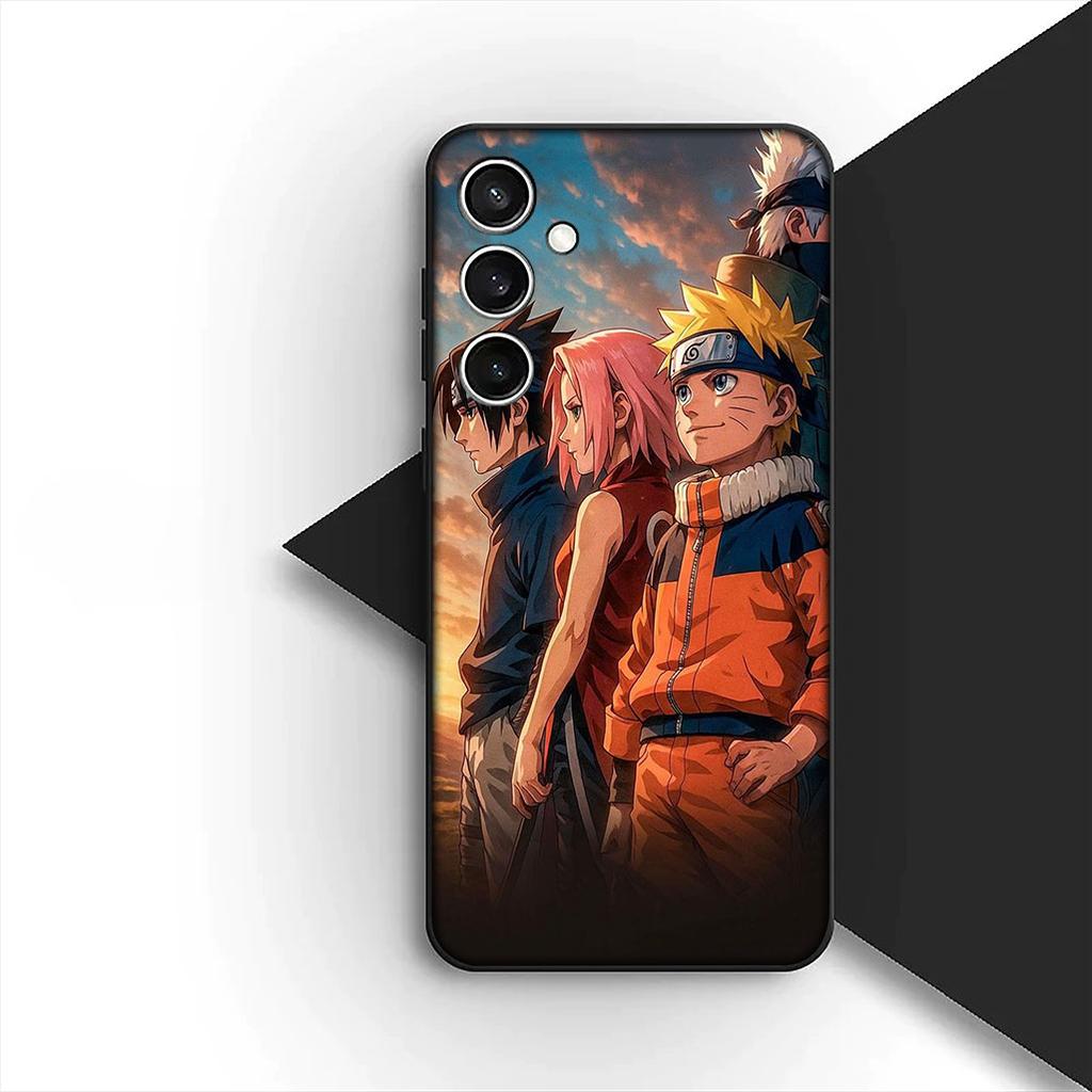 for Samsung Galaxy S10 S8 S9 Plus A33 A34 A31 70 A71 A72 Note 20 9 8 S10E Phone Cover Soft Case Akatsuki Narutos Uchiha Sasuke