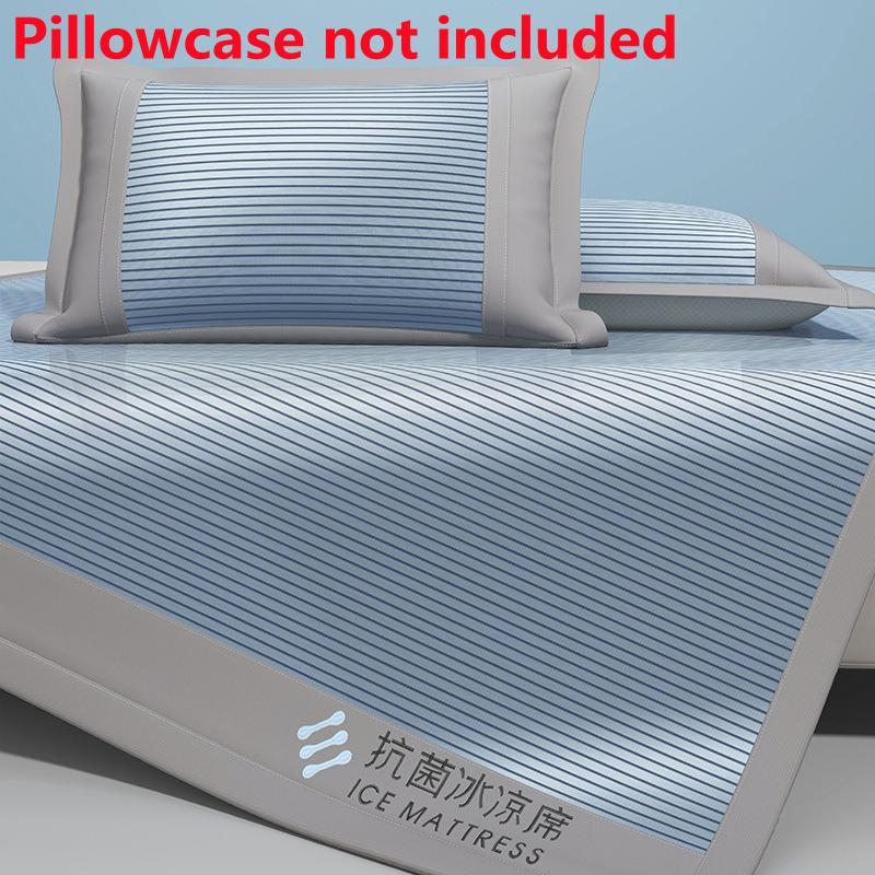 

1 шт. Охлаждающий антимикробный матрас, кондиционирующий спальный коврик для дома, складной мягкий коврик, простыня на резинке 1pc 200x220cm синий