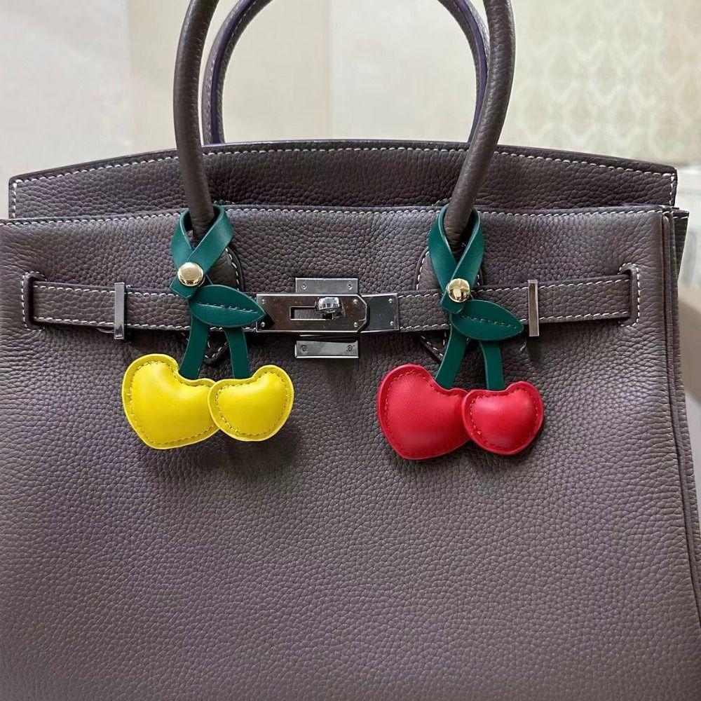 Love PU Leather Hanger PU Leather Bag Pendant Trendy Keychain  Bag Ornament
