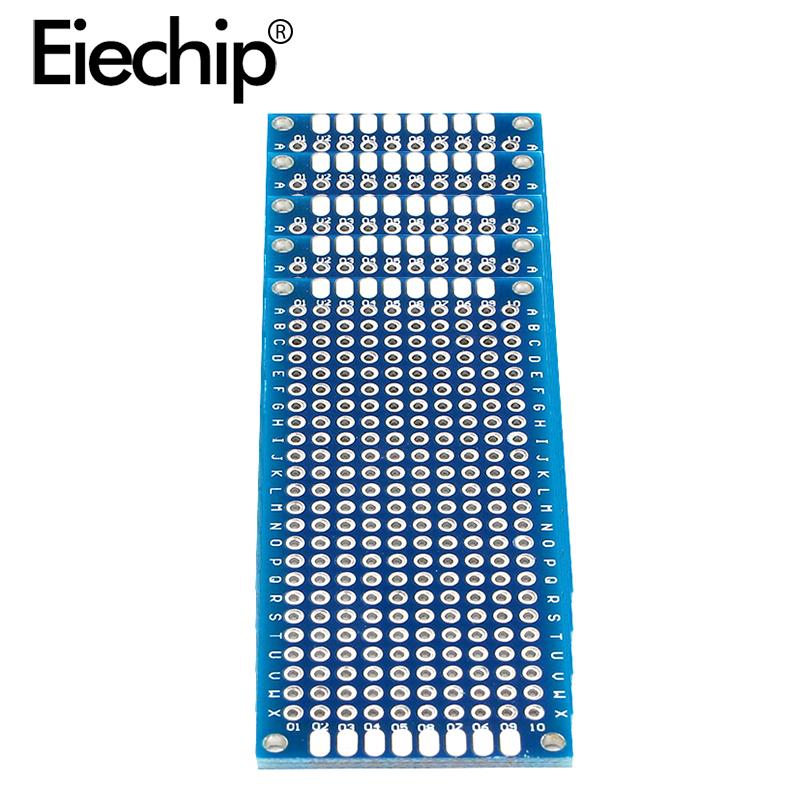 10 Stück Leiterplatte 3x7cm DIY Universelle Leiterplatte 3*7cm Doppelseitig Prototyping-Leiterplatte Für Arduino Kupferplatte
