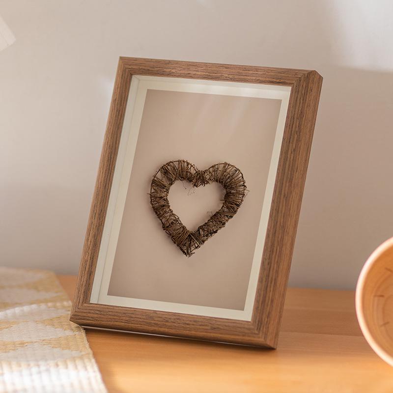 Simple Creative Photo Frame: 5 to 10-inch & A4 Sizes for Desktop & Wall Decoration
