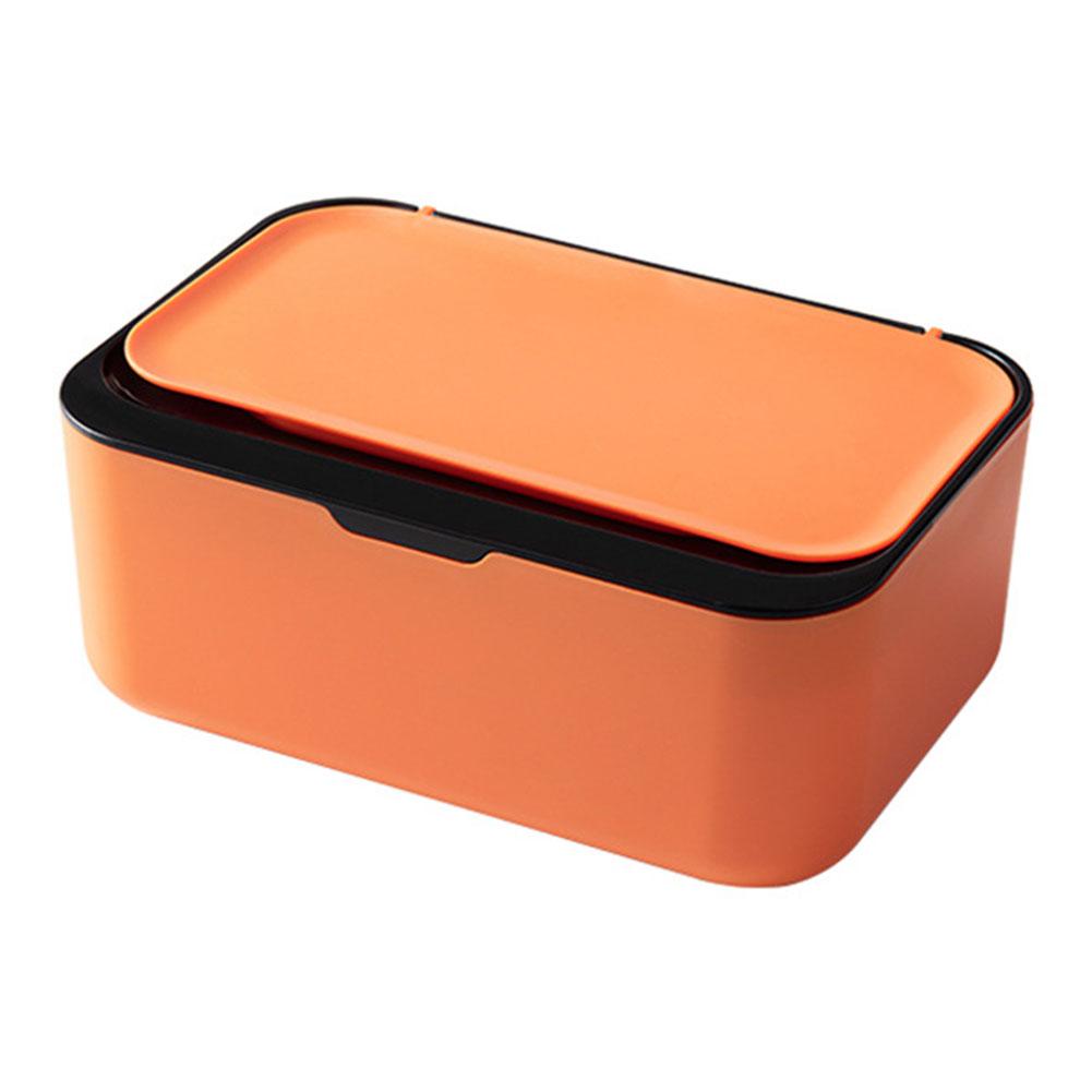 1pc Wet Wipes Storage Box With Lid Home Desktop Tissue Dispenser Napkin Case Desktop Coffee Table Drawer Paper Box