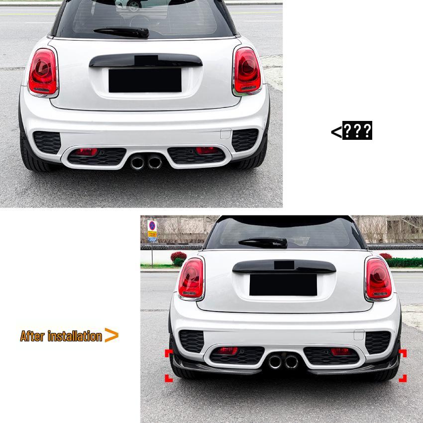 Rear Lip Diffuser for Mini Cooper F55 F56 F57 JCW 2014-2021 Modification