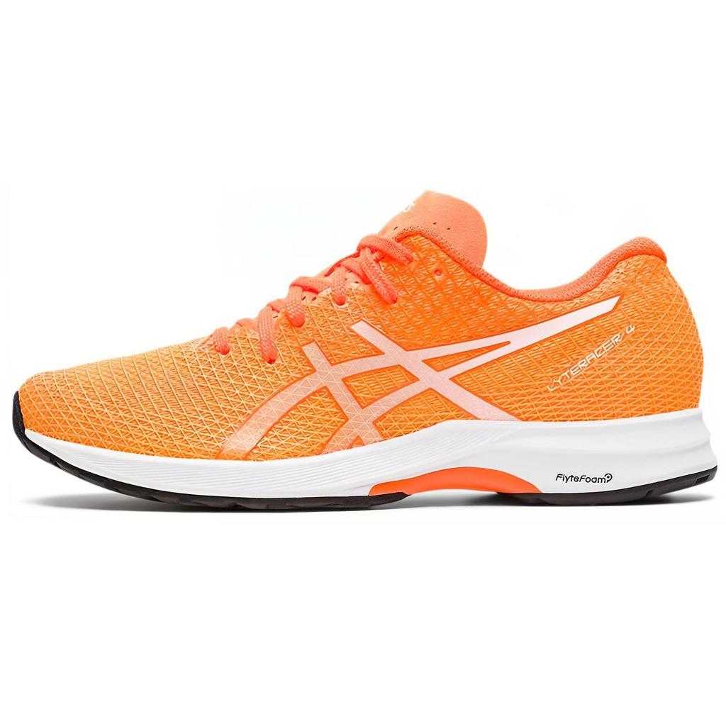 Asics Lyteracer 4 Casual Comfortable Low-Top Running Shoes Women sneaker Orange White 1012B192-800