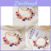 American Independence Day Flag Pendant Bracelet With Alloy And Diamond For July Celebration