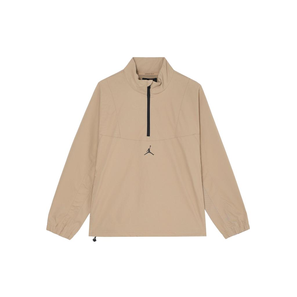 Jordan Sport Solid Color Stand Collar Half-Zip Pullover Casual Jacket Men Jacket Maize DZ0556-200