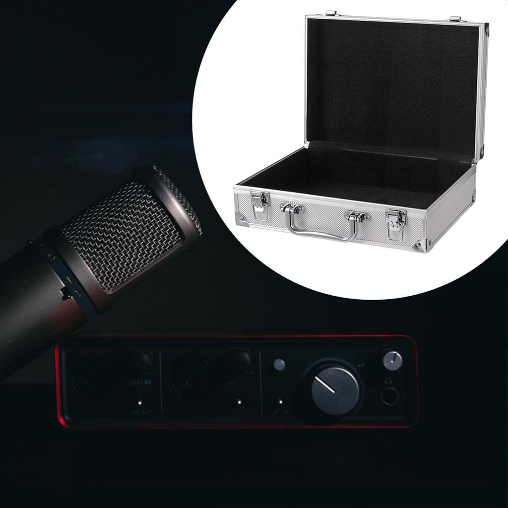 Aluminum Case for Microphone System with Hard Shell Design